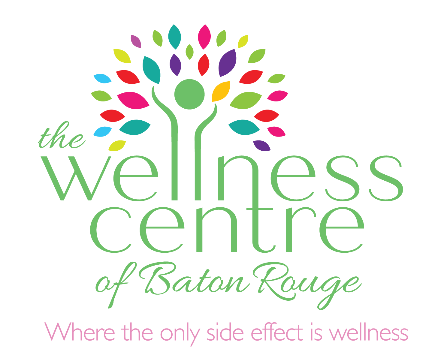 wellness centre slogan logo green transparent