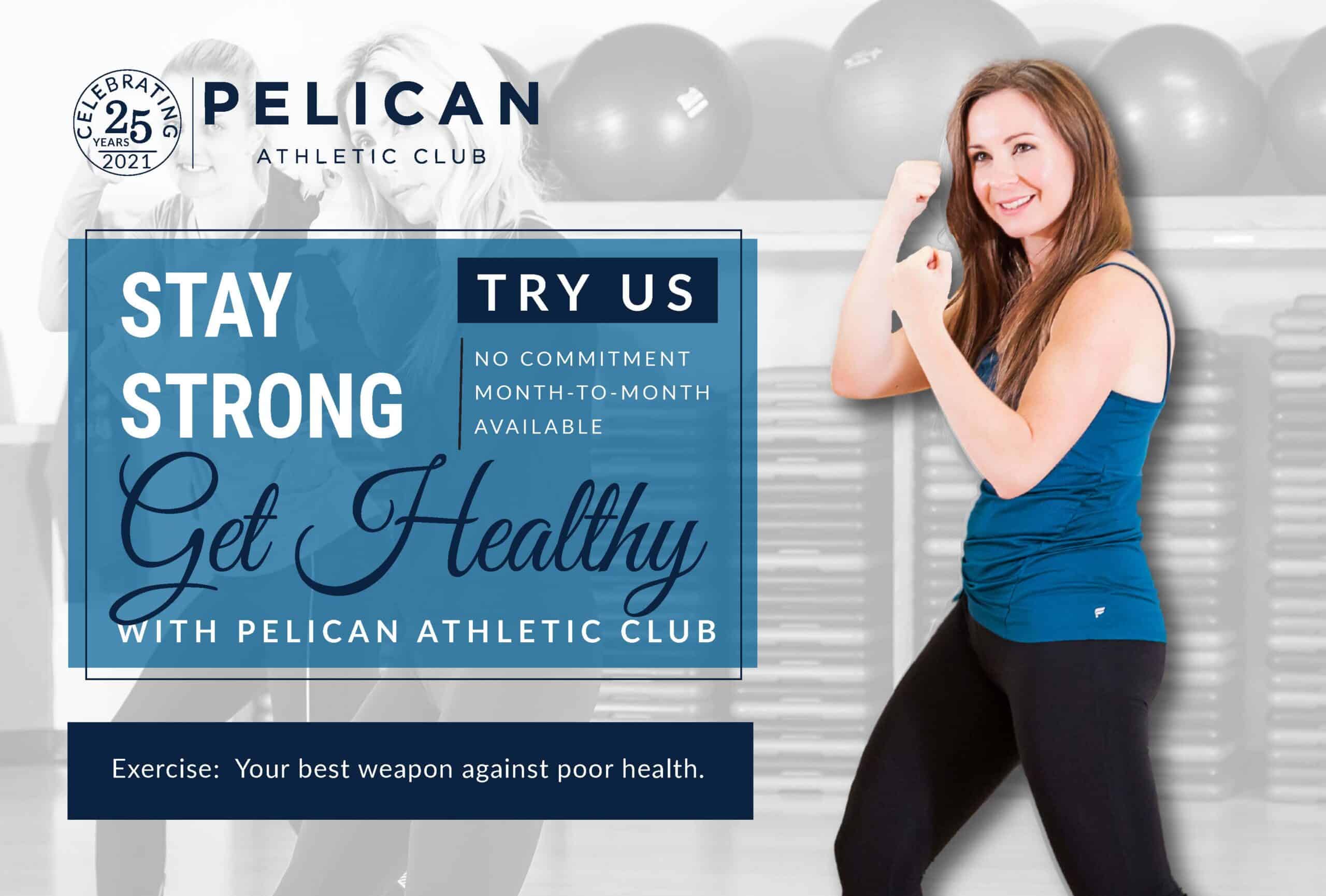 pelican athletic club direct mail postcard